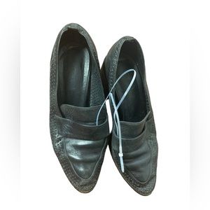 JEFFREY CAMPBELL Black Moccasin Heels